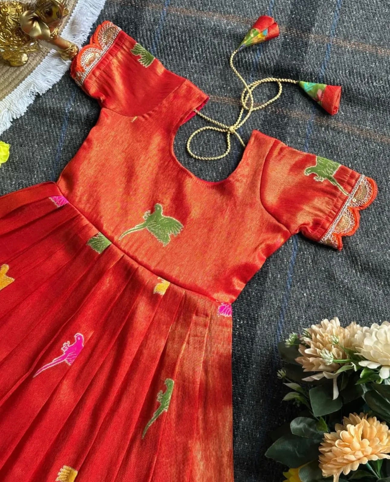 Kids custom Boutique Frock with Jacket